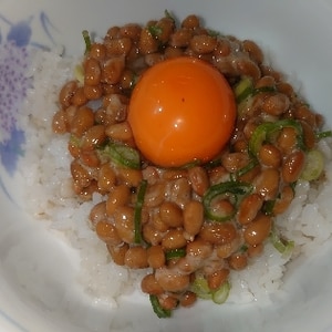 納豆&卵かけご飯